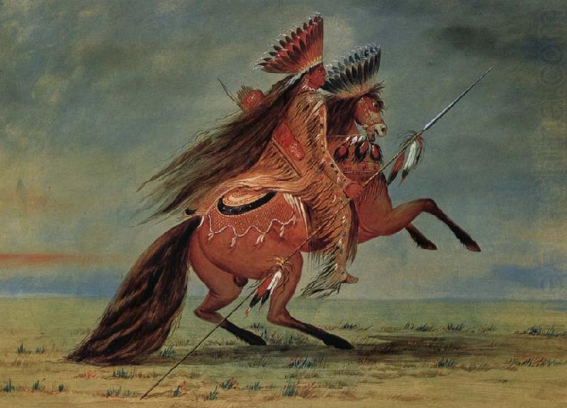 George Catlin Crow Chief china oil painting image